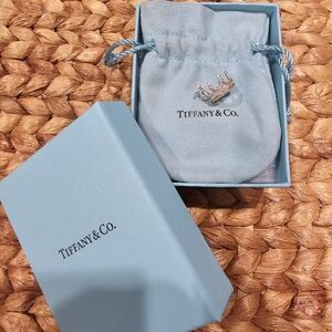 Tiffany & Co. SS Crown charm.